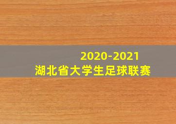 2020-2021湖北省大学生足球联赛