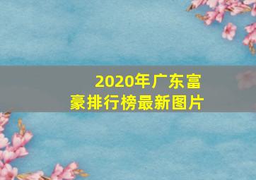 2020年广东富豪排行榜最新图片