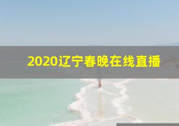 2020辽宁春晚在线直播