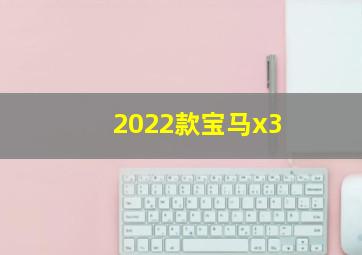 2022款宝马x3