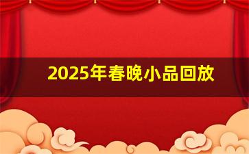 2025年春晚小品回放