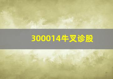 300014牛叉诊股