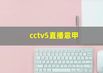 cctv5直播意甲