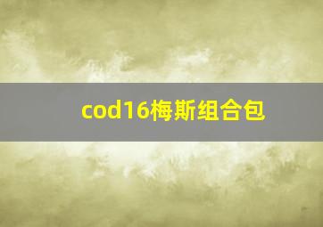 cod16梅斯组合包