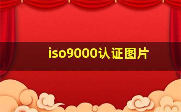 iso9000认证图片