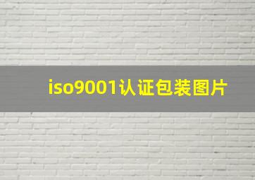 iso9001认证包装图片