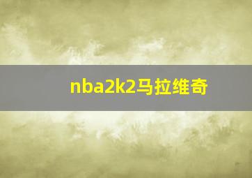 nba2k2马拉维奇