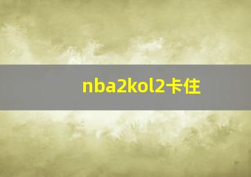 nba2kol2卡住