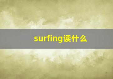 surfing读什么