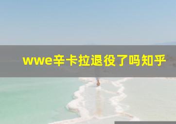 wwe辛卡拉退役了吗知乎