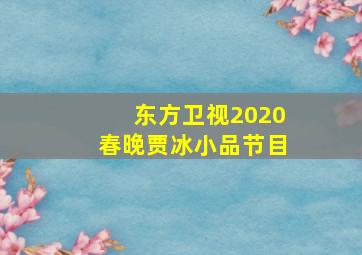 东方卫视2020春晚贾冰小品节目