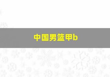 中国男篮甲b