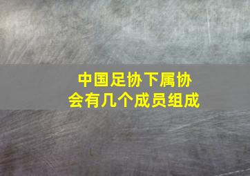 中国足协下属协会有几个成员组成