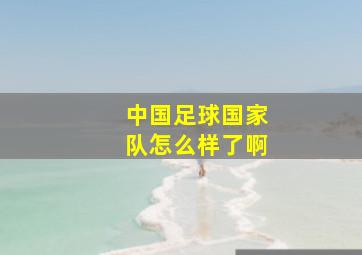 中国足球国家队怎么样了啊