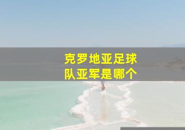 克罗地亚足球队亚军是哪个