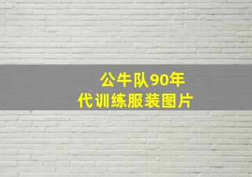 公牛队90年代训练服装图片