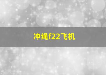 冲绳f22飞机