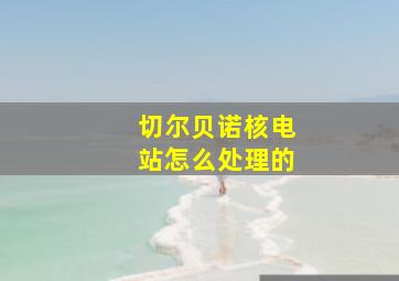 切尔贝诺核电站怎么处理的