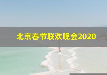 北京春节联欢晚会2020