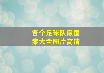 各个足球队徽图案大全图片高清