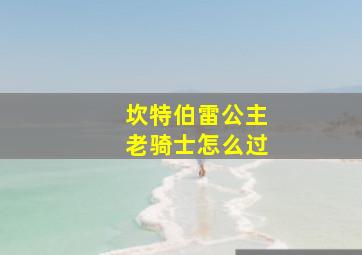 坎特伯雷公主老骑士怎么过