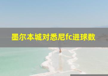 墨尔本城对悉尼fc进球数