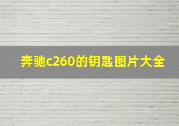 奔驰c260的钥匙图片大全