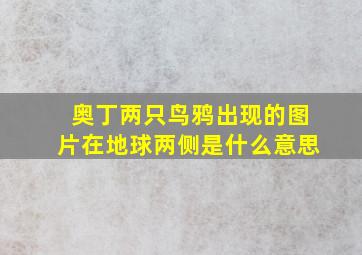 奥丁两只鸟鸦出现的图片在地球两侧是什么意思