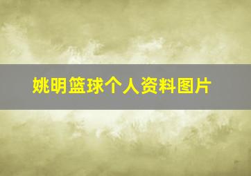 姚明篮球个人资料图片