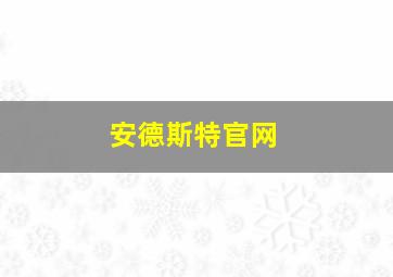 安德斯特官网