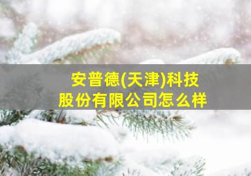 安普德(天津)科技股份有限公司怎么样