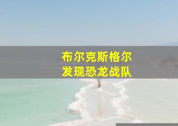 布尔克斯格尔发现恐龙战队