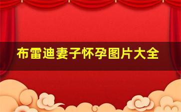 布雷迪妻子怀孕图片大全