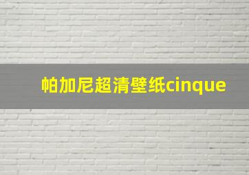 帕加尼超清壁纸cinque