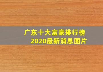 广东十大富豪排行榜2020最新消息图片