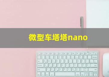 微型车塔塔nano