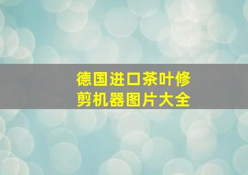 德国进口茶叶修剪机器图片大全