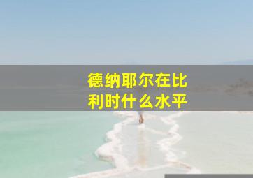 德纳耶尔在比利时什么水平