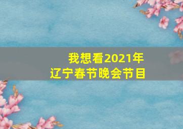 我想看2021年辽宁春节晚会节目