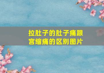 拉肚子的肚子痛跟宫缩痛的区别图片