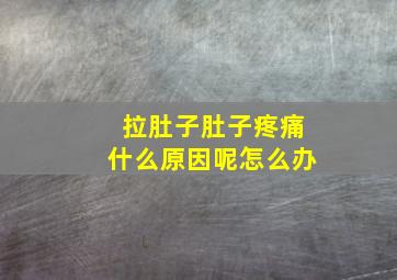 拉肚子肚子疼痛什么原因呢怎么办