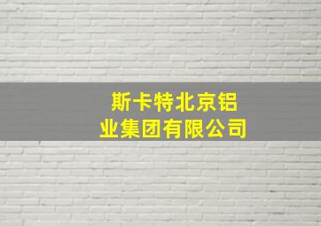 斯卡特北京铝业集团有限公司