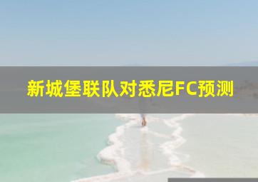 新城堡联队对悉尼FC预测