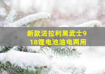 新款法拉利黑武士918锂电池油电两用