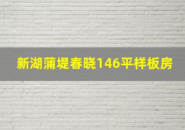 新湖蒲堤春晓146平样板房