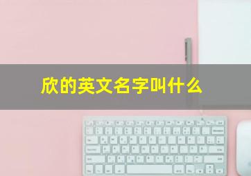 欣的英文名字叫什么