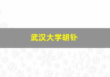 武汉大学胡钋