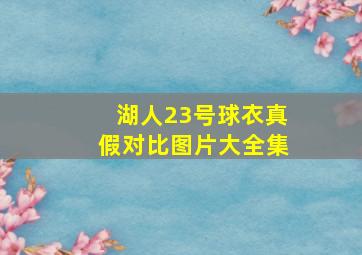 湖人23号球衣真假对比图片大全集