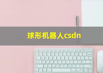 球形机器人csdn