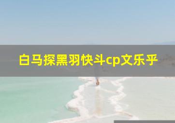 白马探黑羽快斗cp文乐乎